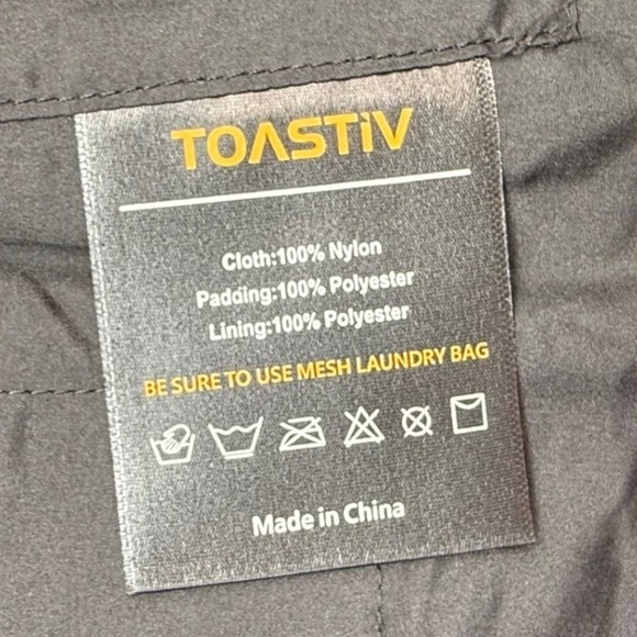 Toastiv Heated Vest Women Medium Black Puffer NO BATTERY - Picture 9 of 16